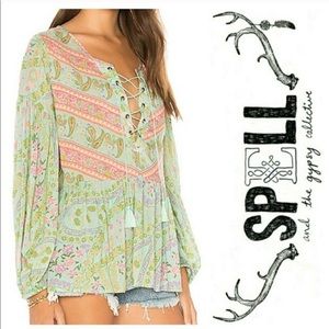 🦄 SPELL & The Gypsy Collective City Lights Blouse